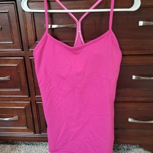 Lululemon hot pink tank top
